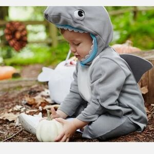 Pottery Barn Kids Shark Costume - Gray and Blue